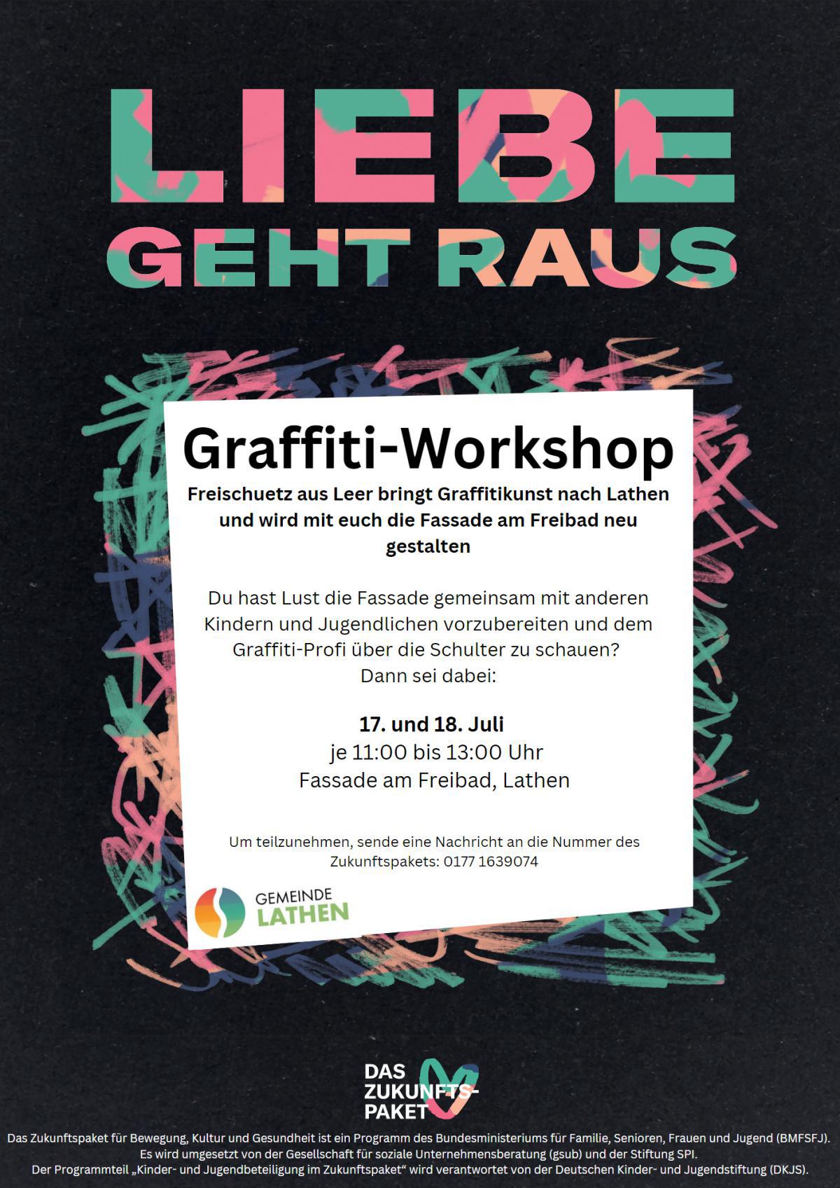 Graffiti-Workshop - Sei dabei!