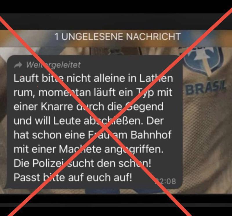 Aktuell Falschmeldung unterwegs! Aktuell Falschmeldung unterwegs!