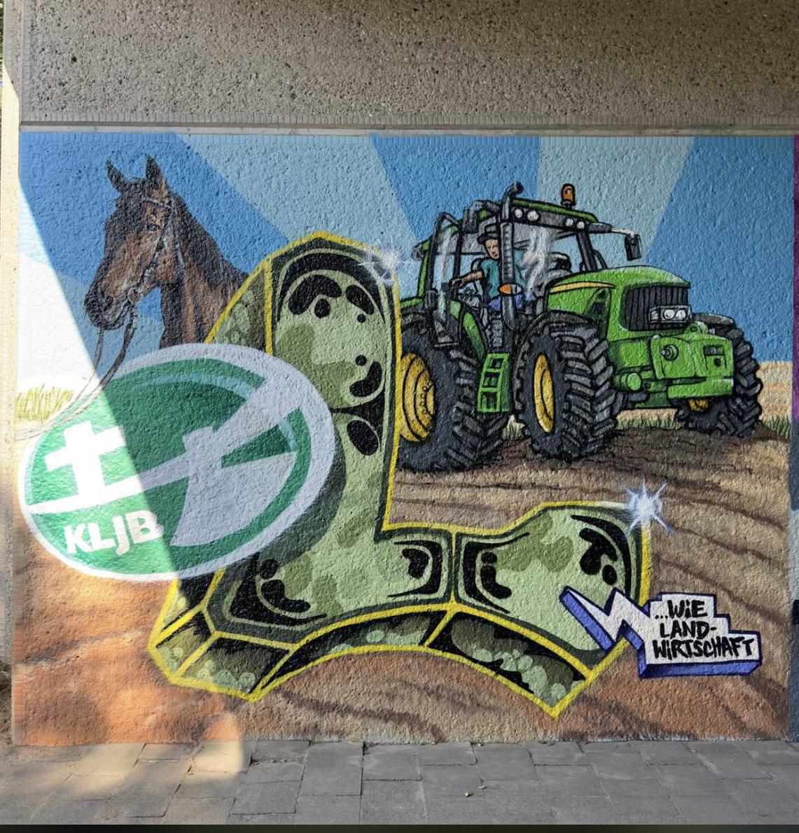 Graffitiprojekt an der Kathener Dorfstraße: Das Ergebnis spricht für sich Graffitiprojekt an der Kathener Dorfstraße: Das Ergebnis spricht für sich