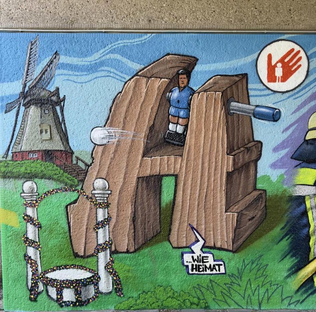 Graffitiprojekt an der Kathener Dorfstraße: Das Ergebnis spricht für sich Graffitiprojekt an der Kathener Dorfstraße: Das Ergebnis spricht für sich