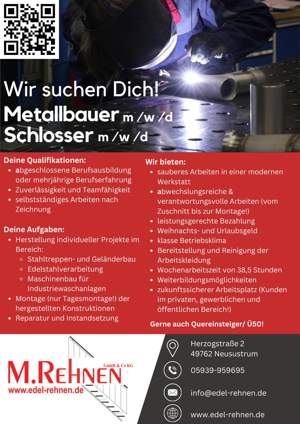 Metallbauer und Schlosser m/w/d