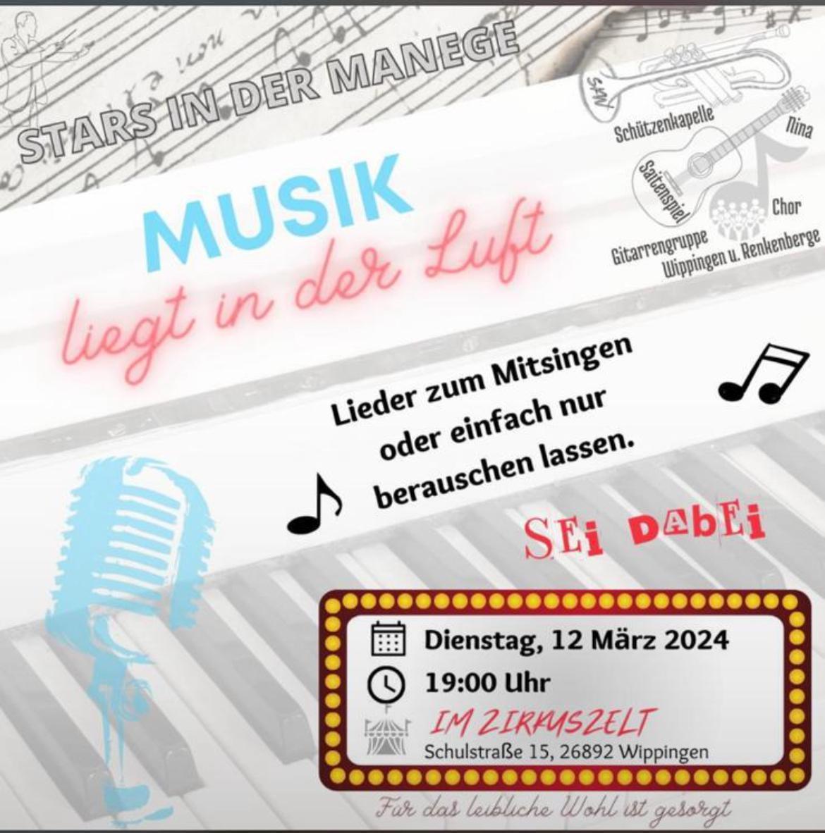 Zirkuswoche in Wippingen vom 11. - 16.3.24 Zirkuswoche in Wippingen vom 11. - 16.3.24