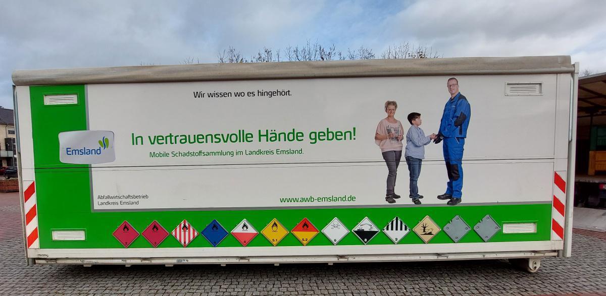 Mobile Schadstoffsammlung Frühjahr 2024 - in Fresenburg, Lathen und Oberlangen