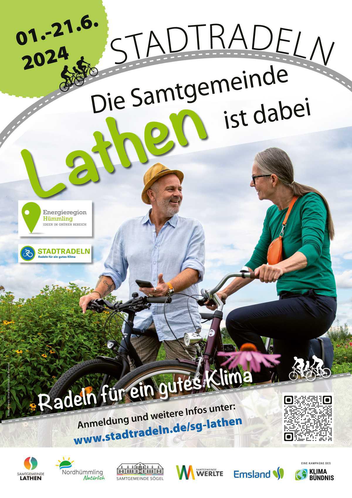 Stadtradeln 2024 - Die Samtgemeinde Lathen ist dabei!