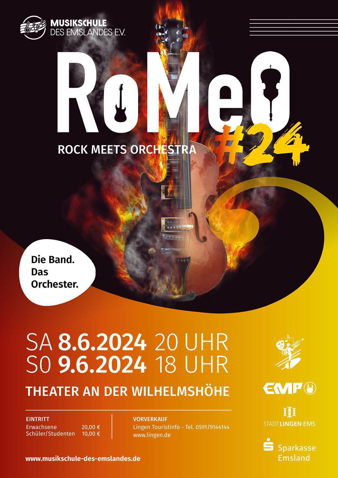 RoMeO - Rock meets Orchestra - mit Musikern aus Lathen RoMeO - Rock meets Orchestra - mit Musikern aus Lathen