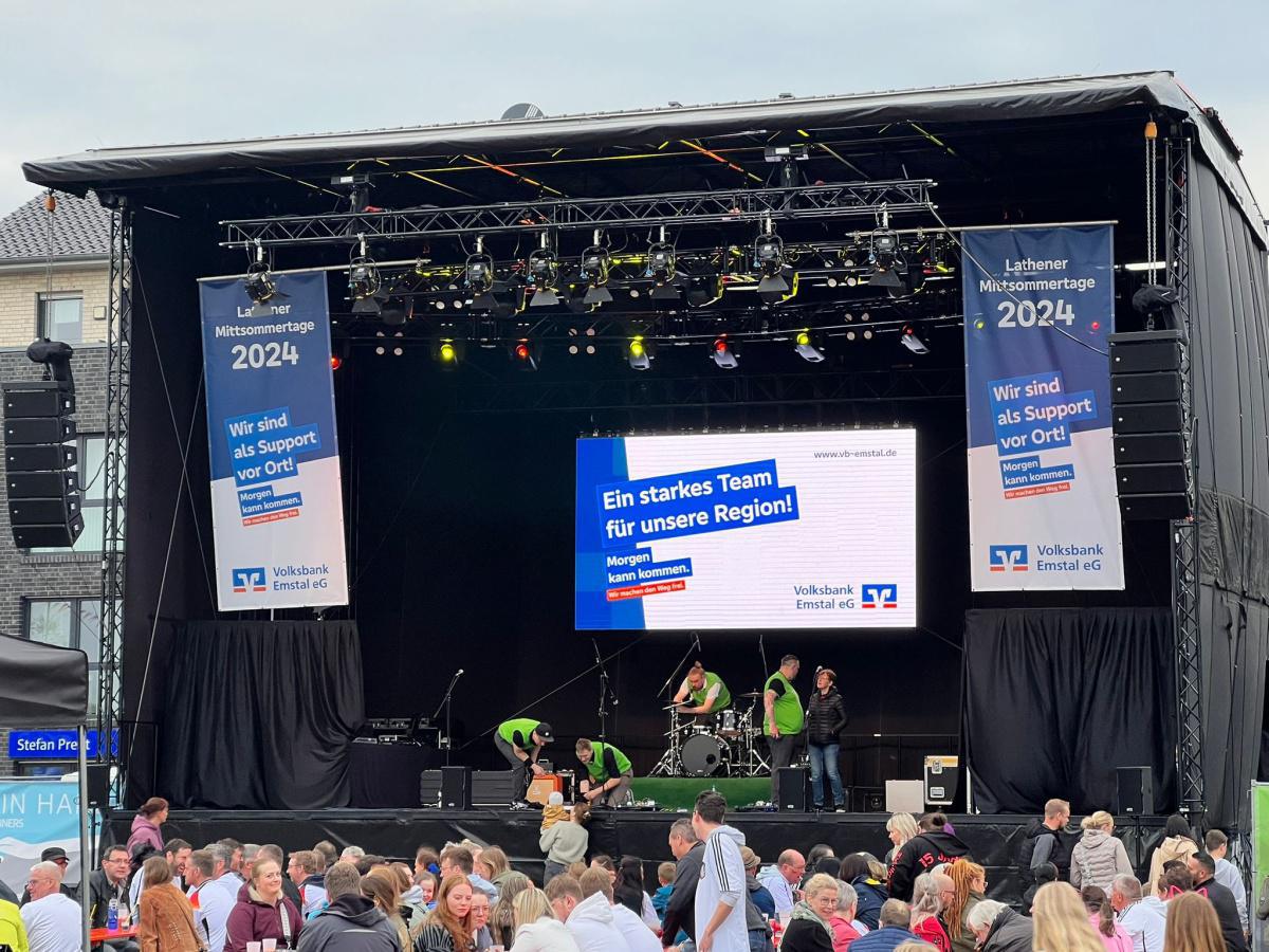 Tolle Stimmung zum Auftakt des Lathener Mittsommerwochenende