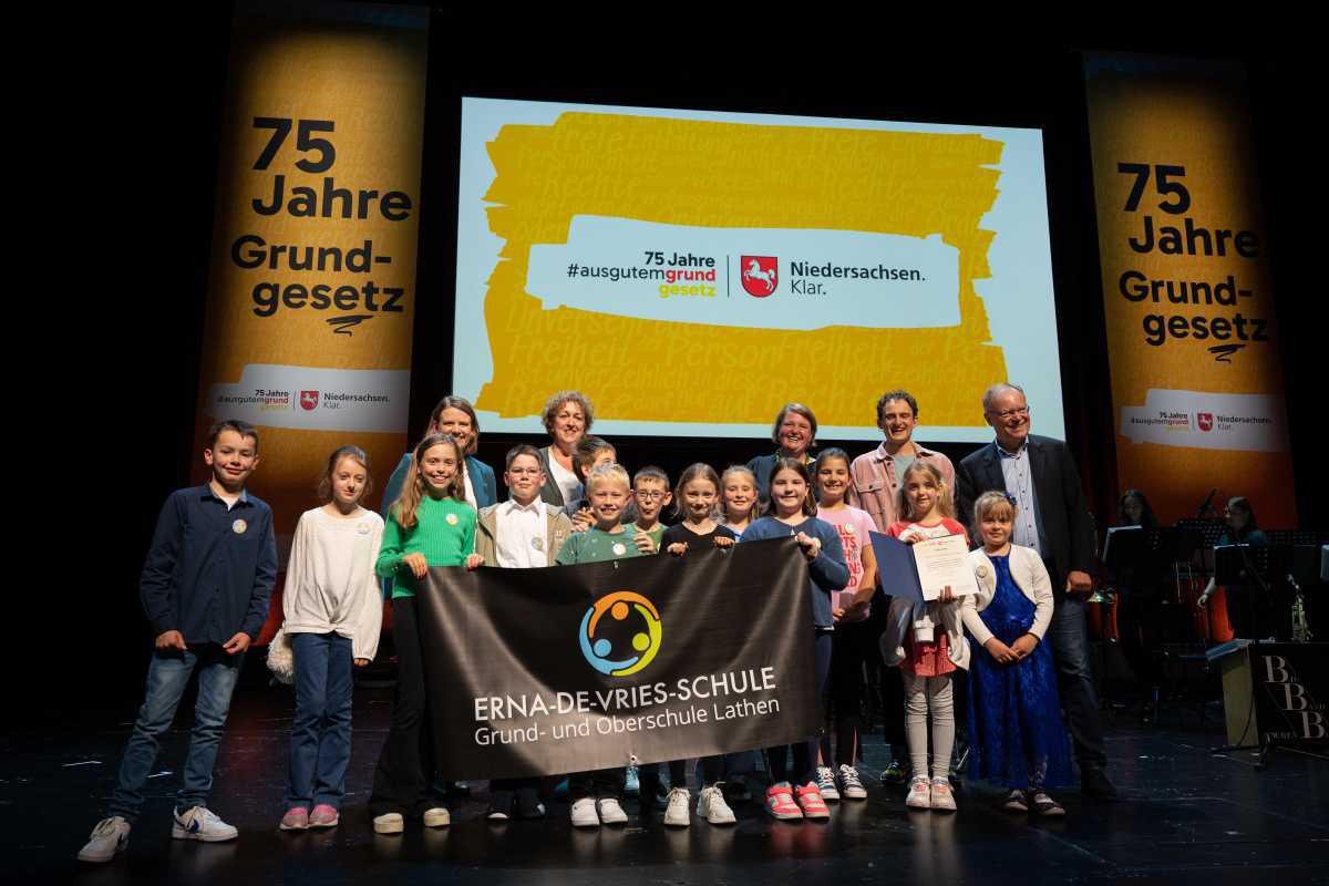 Klasse 3b der Erna-de-Vries-Schule Lathen gewinnt Landeswettbewerb