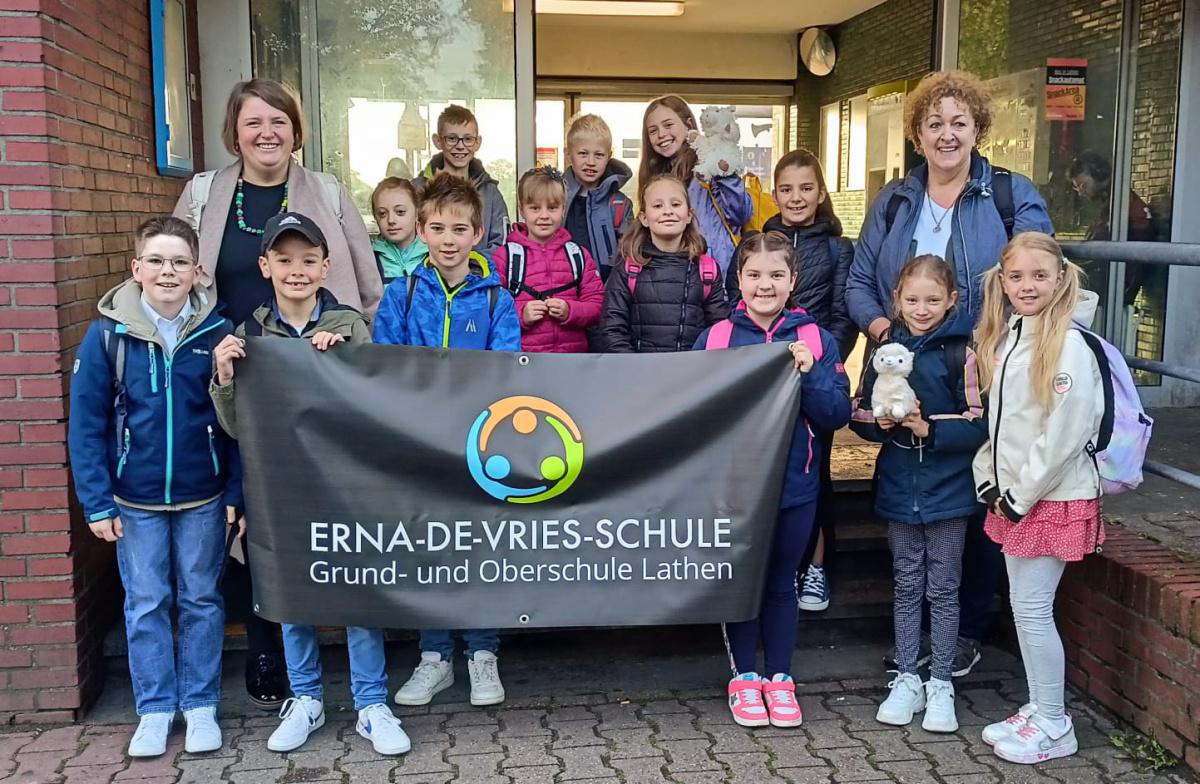 Klasse 3b der Erna-de-Vries-Schule Lathen gewinnt Landeswettbewerb