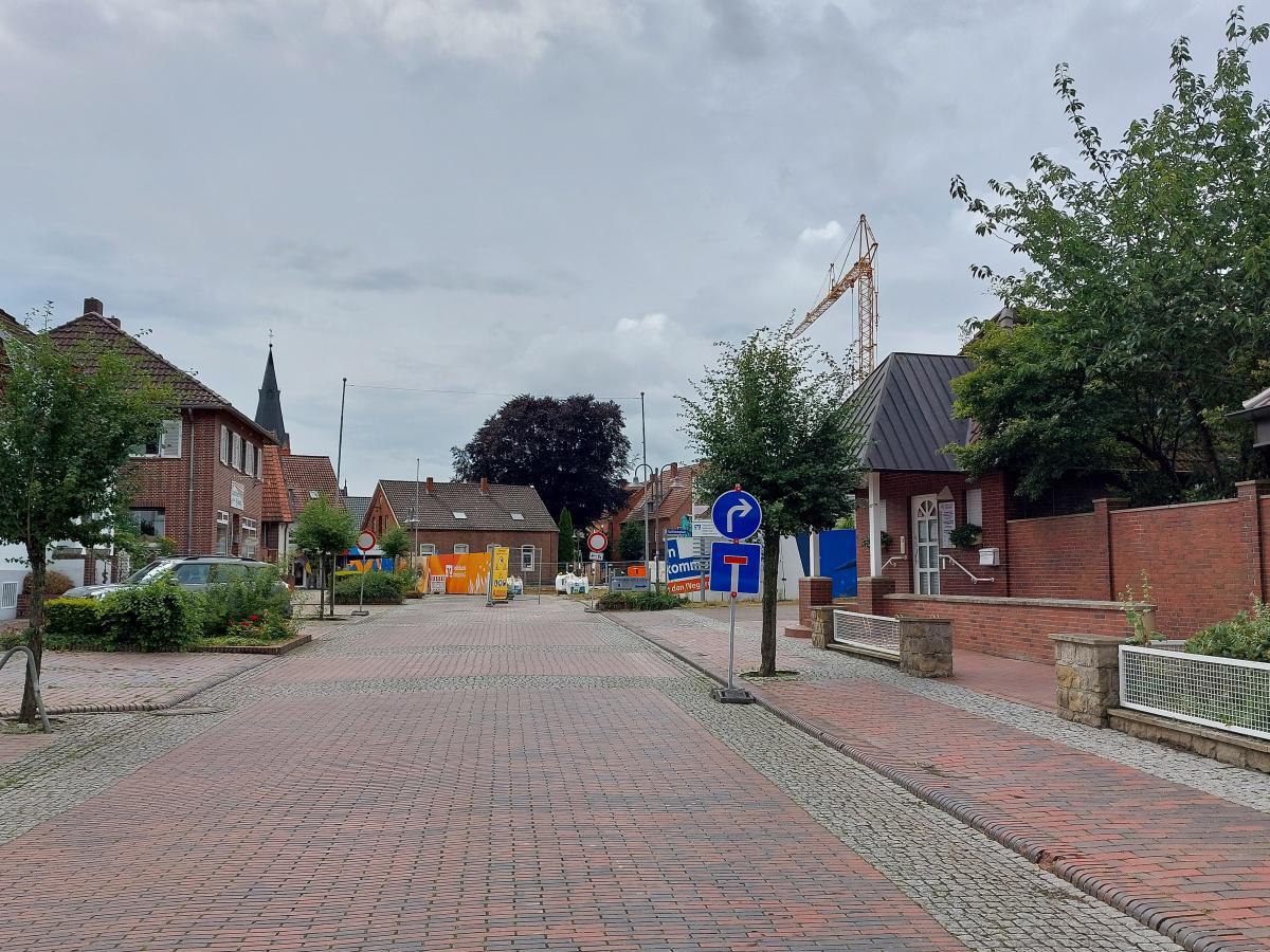 Geänderte Verkehrsregelung im Zuge des Neubaus an der Hauptstraße in Lathen