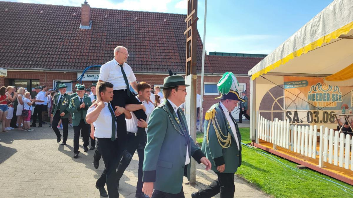 Neuer Jubiläumskönig in Lathen Wahn Neuer Jubiläumskönig in Lathen Wahn