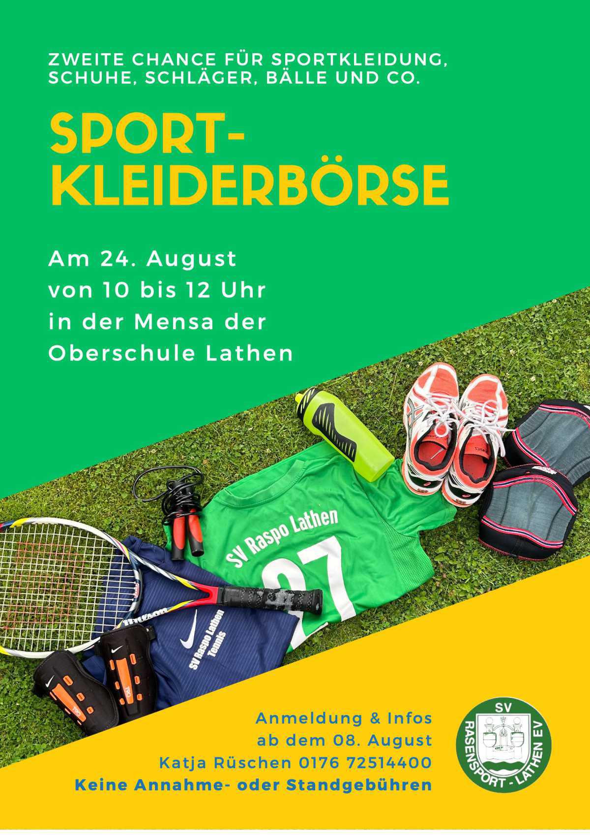 RASPO: Sport- & Kleiderbörse im August