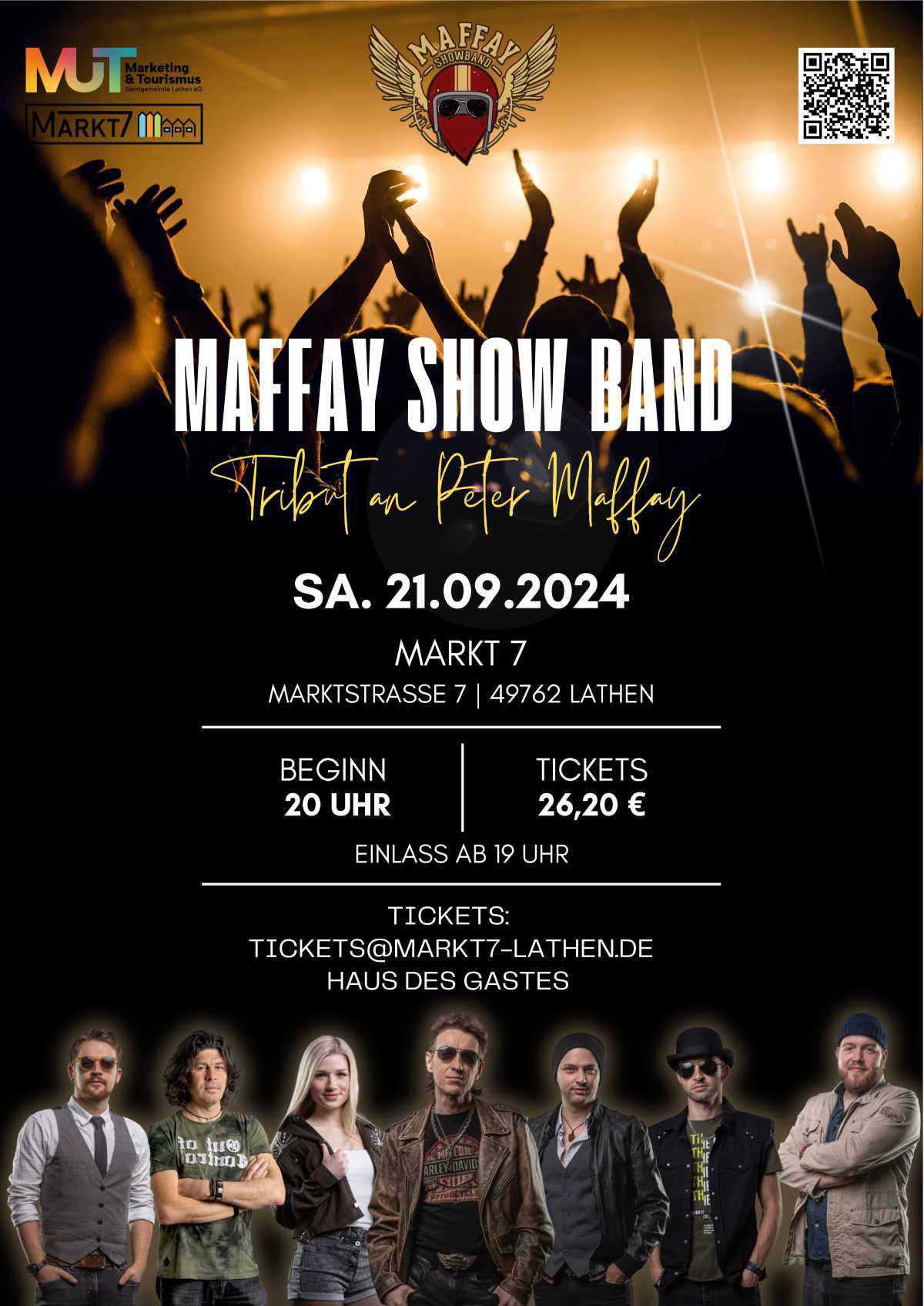 Maffay Show Band Live mit Steven Gärtner