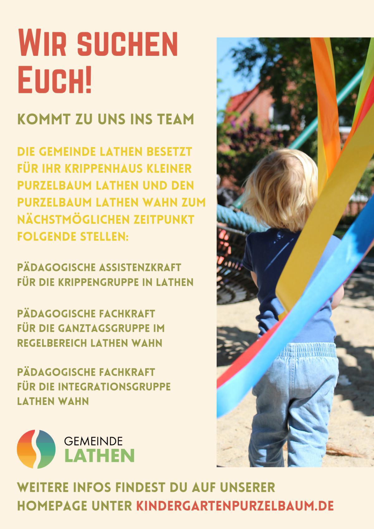 WIR SUCHEN EUCH!