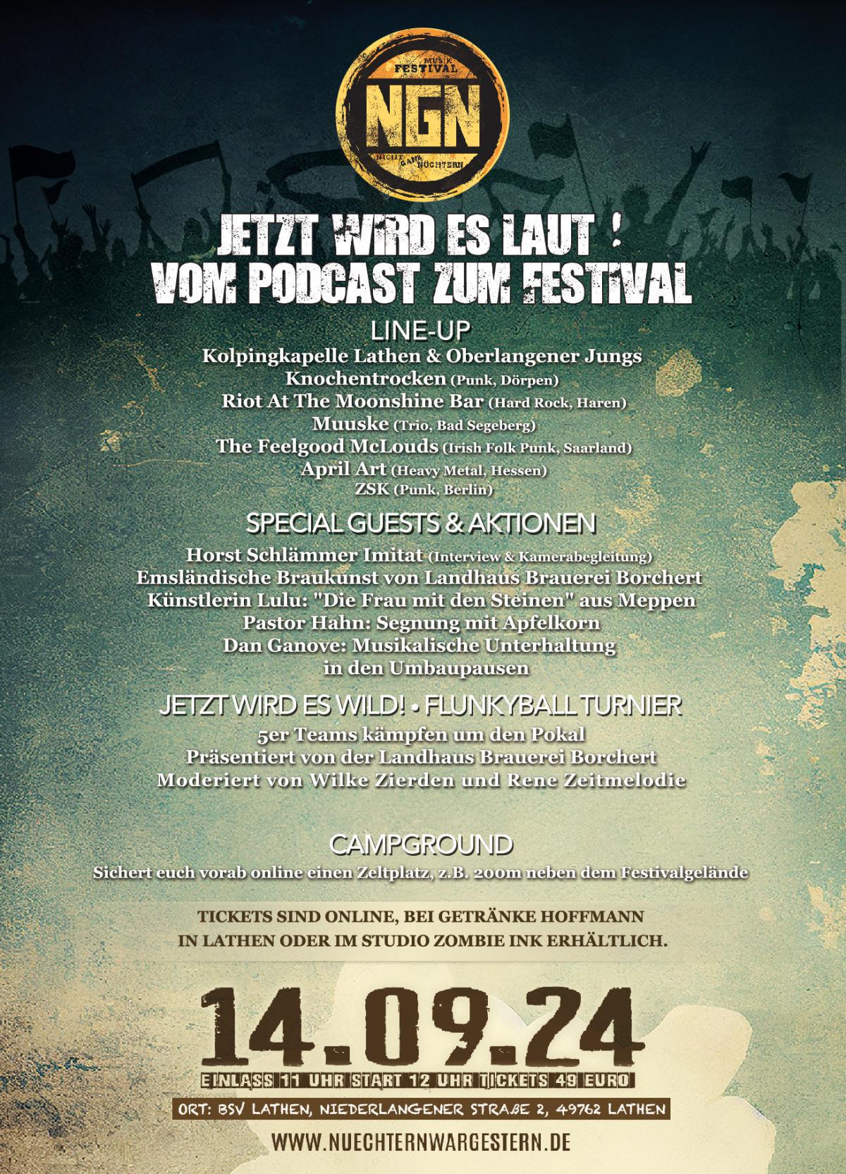 "Nicht ganz nüchtern Festival" steht kurz bevor "Nicht ganz nüchtern Festival" steht kurz bevor