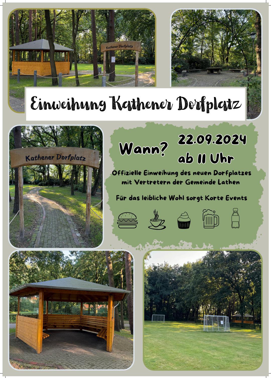 Einweihung Kathener Dorfplatz