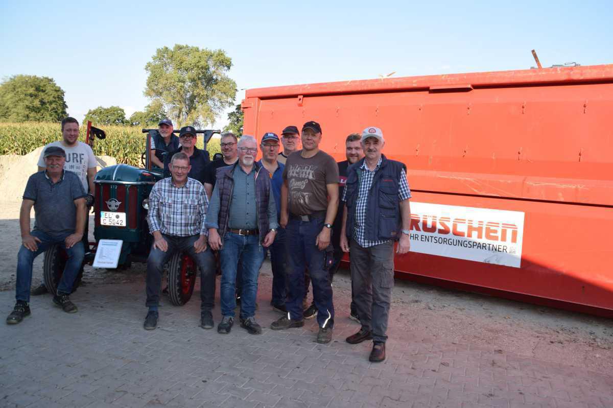 Erfolgreiche Schrottsammlung in Niederlangen Erfolgreiche Schrottsammlung in Niederlangen