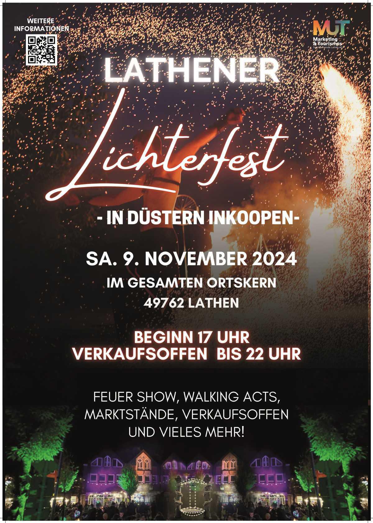 Das traditionelle Lichterfest in Lathen - jetzt schon einmal den Termin notieren!