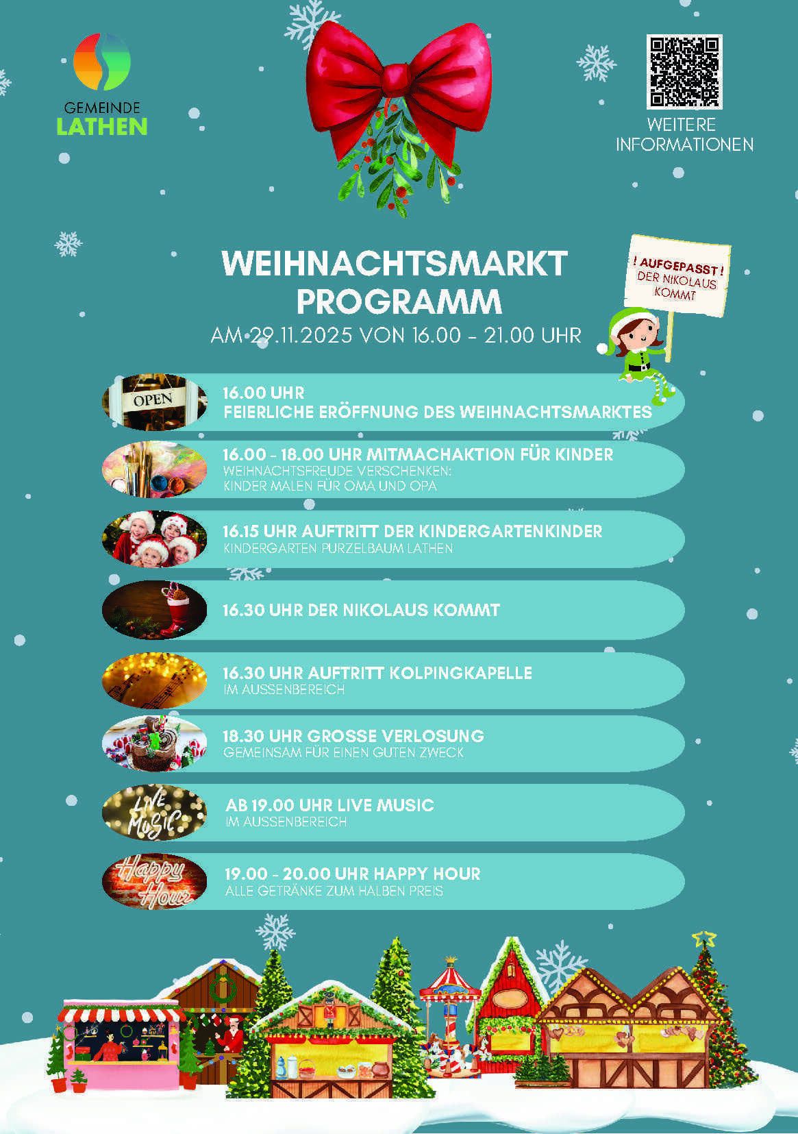 Weihnachtsmarkt7 mit Weihnachtsbaum-Wunschaktion 