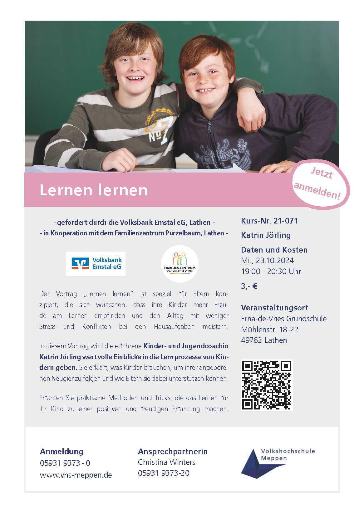 Elternabend - Lernen lernen Elternabend - Lernen lernen