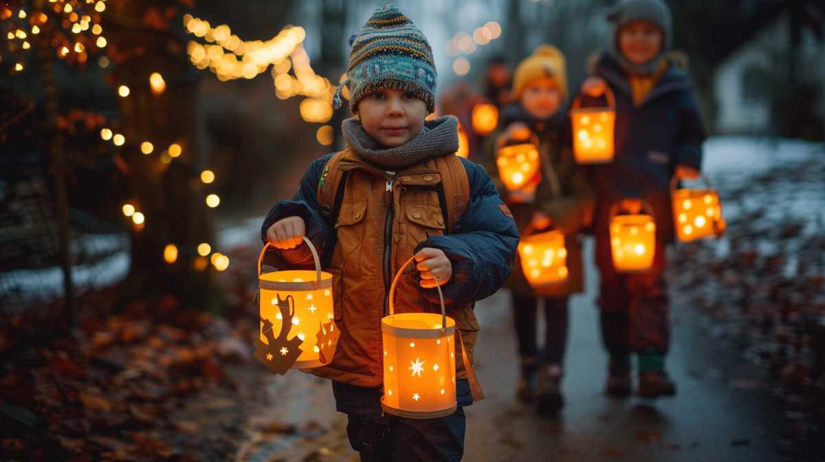 Laternen basteln zum Lichterfest in Lathen