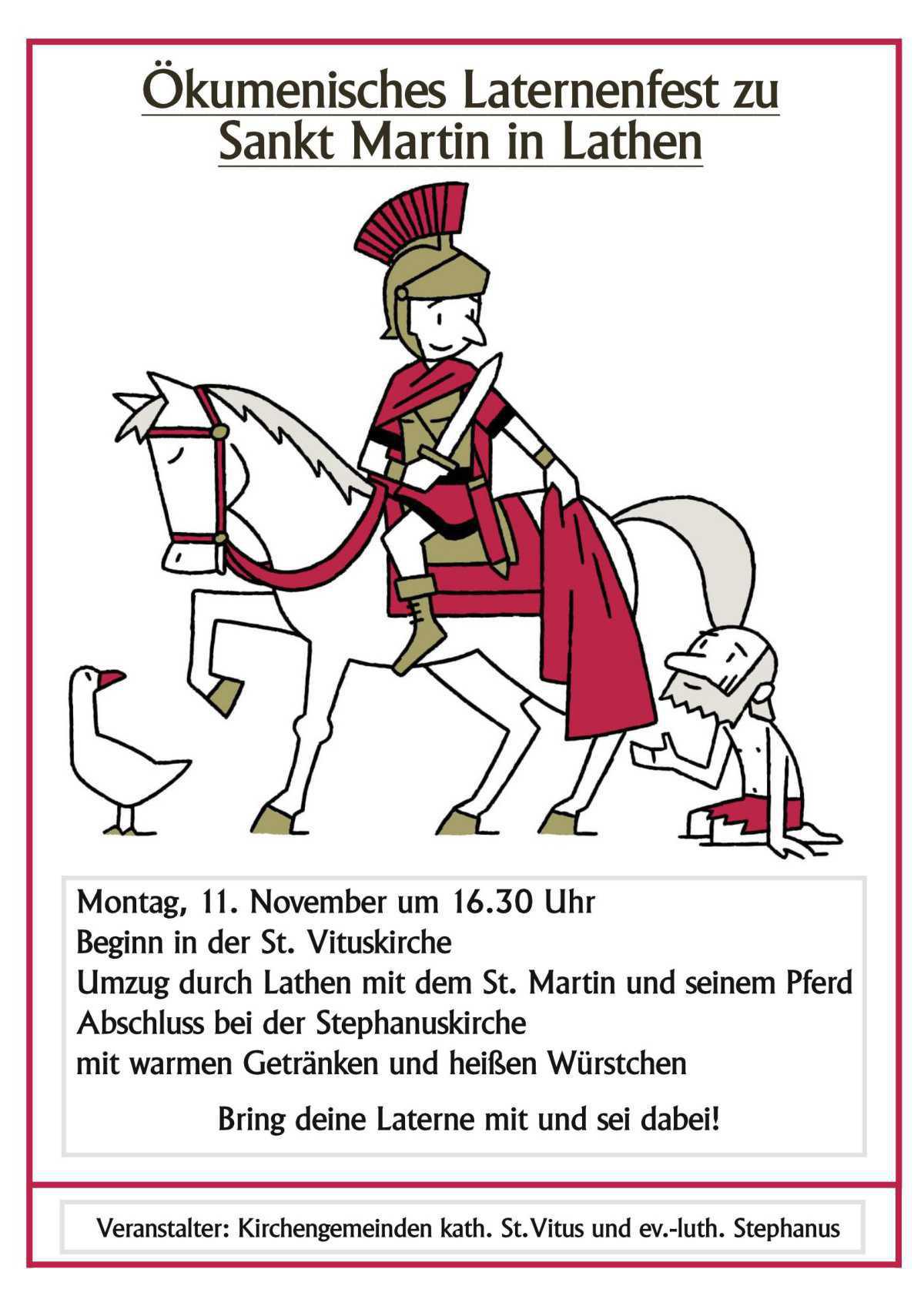 Ökumenisches Laternenfest zu Sankt Martin in Lathen Ökumenisches Laternenfest zu Sankt Martin in Lathen