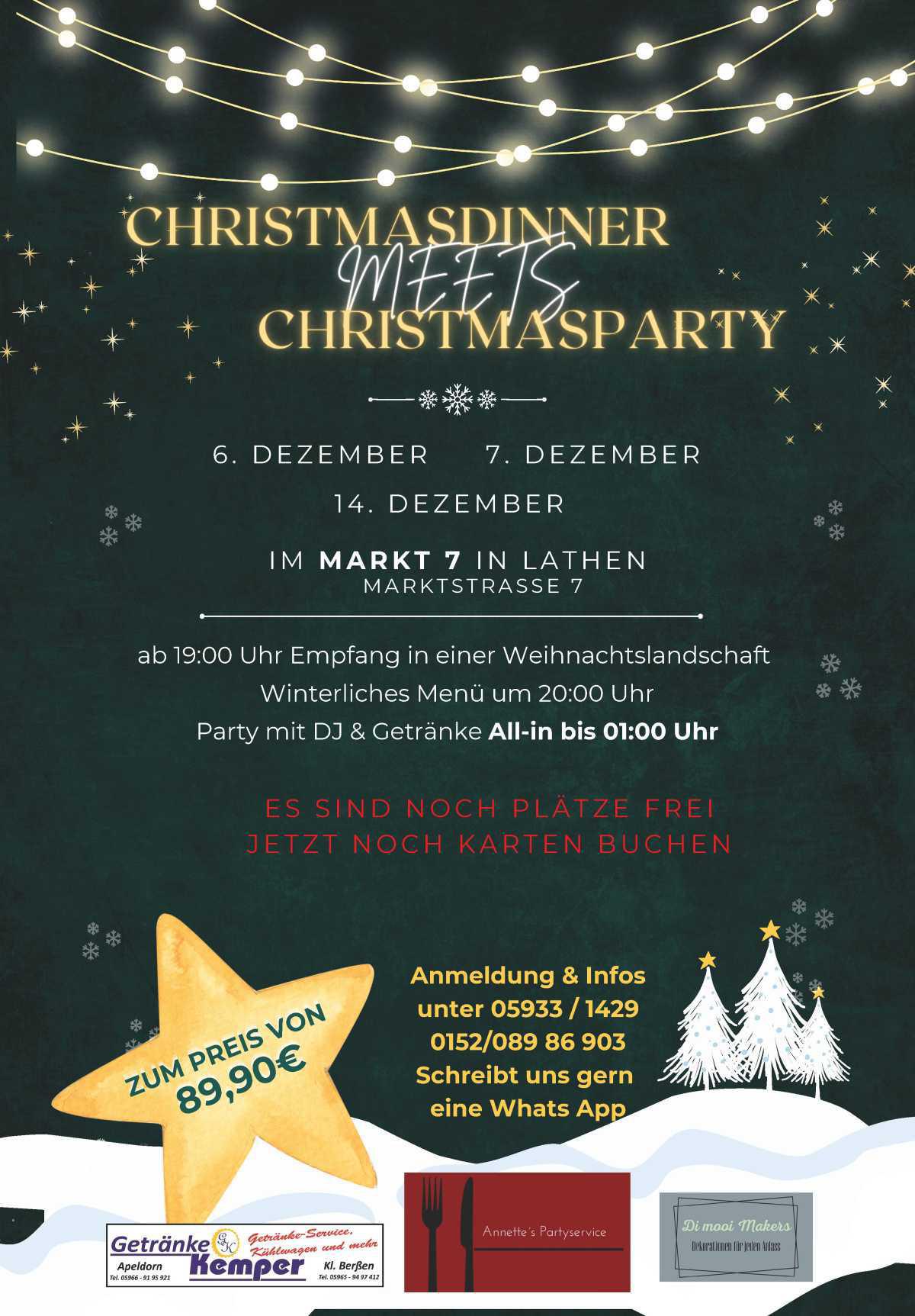 Christmasdinner meets Christmasparty Christmasdinner meets Christmasparty