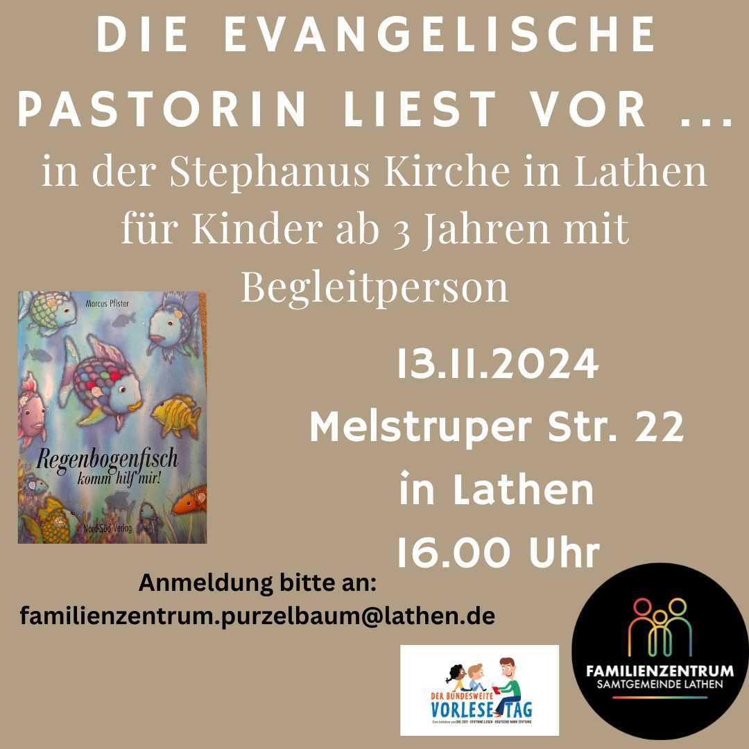 Die evangelische Pastorin liest vor ... Die evangelische Pastorin liest vor ...