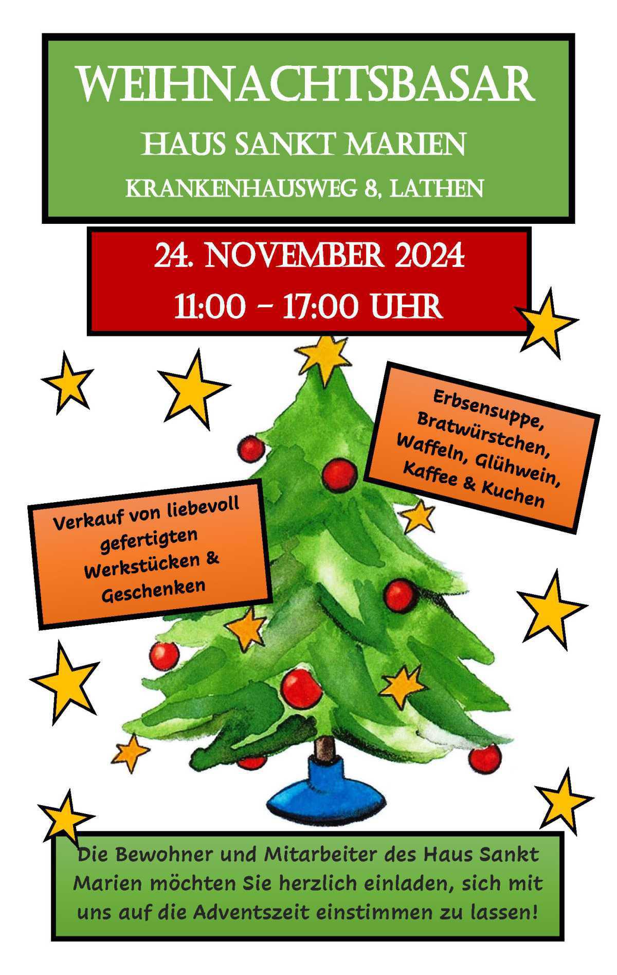 Weihnachtsbasar Haus Sankt Marien Weihnachtsbasar Haus Sankt Marien