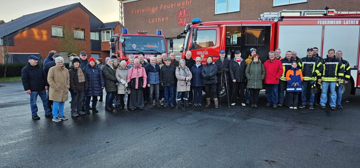 Winterwanderung zum Feuerwehrhaus Winterwanderung zum Feuerwehrhaus