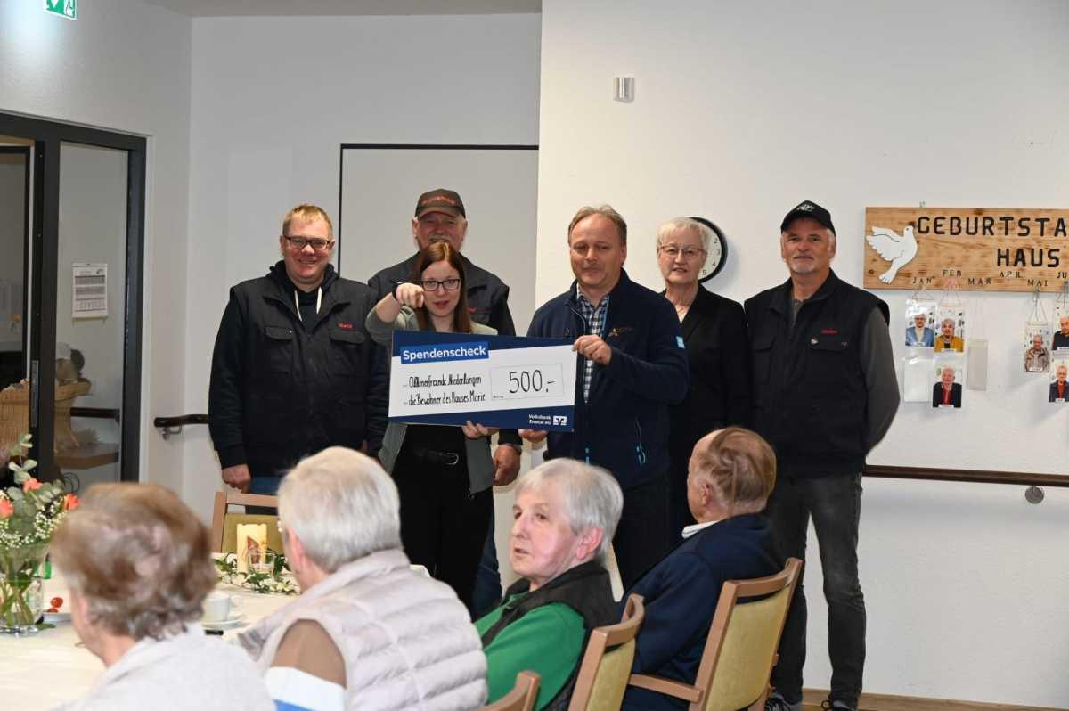 Oldtimerfreunde Niederlangen spenden 6.855 Euro aus Schrottsammlung Oldtimerfreunde Niederlangen spenden 6.855 Euro aus Schrottsammlung