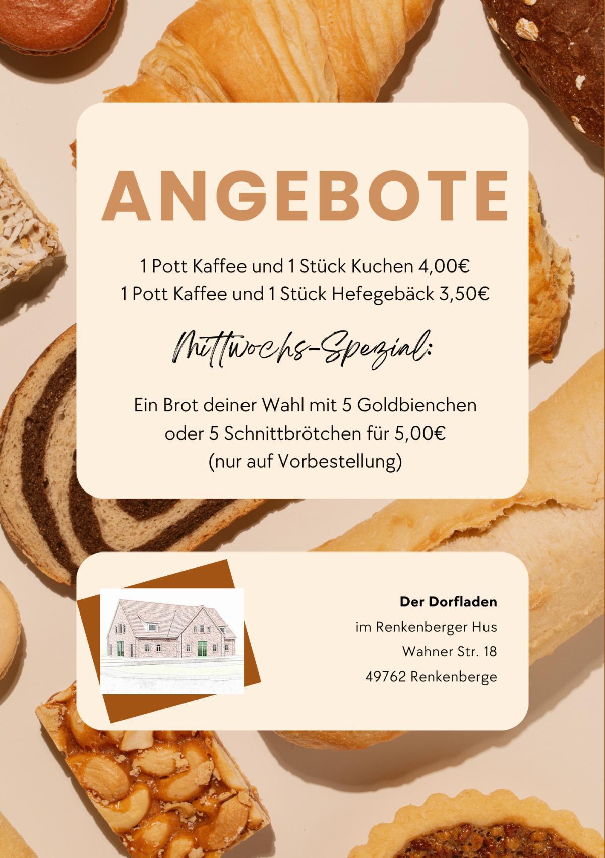 Aktuelle Angebote im Dorfladen Renkenberge