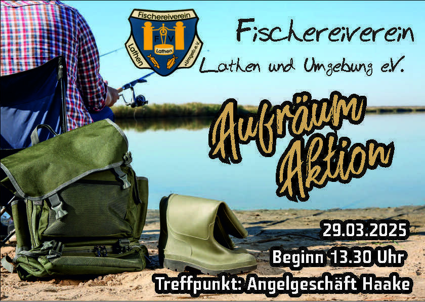 Fischereiverein Lathen und Umgebung e. V. - Aufräumaktion