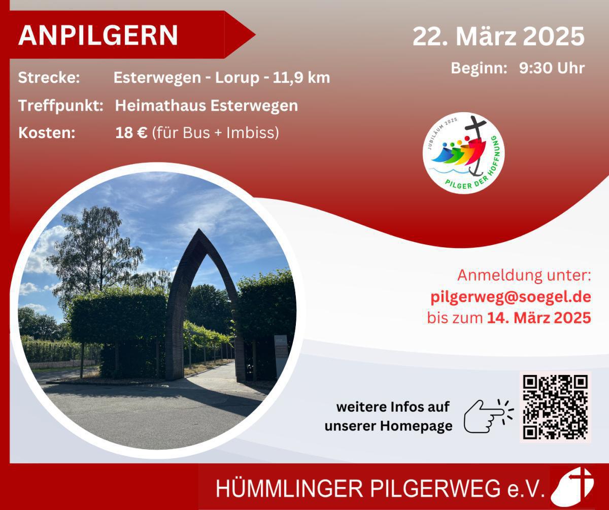 Anpilgern - Hümmlinger Pilgerweg