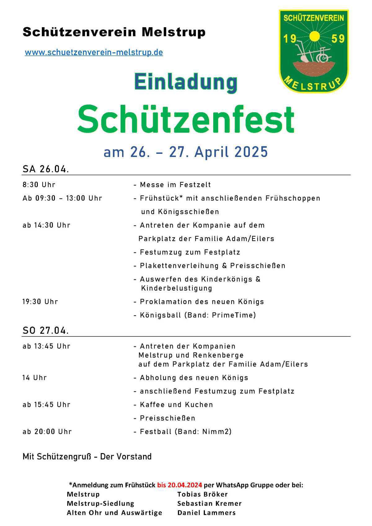 Schützenfest in Melstrup
