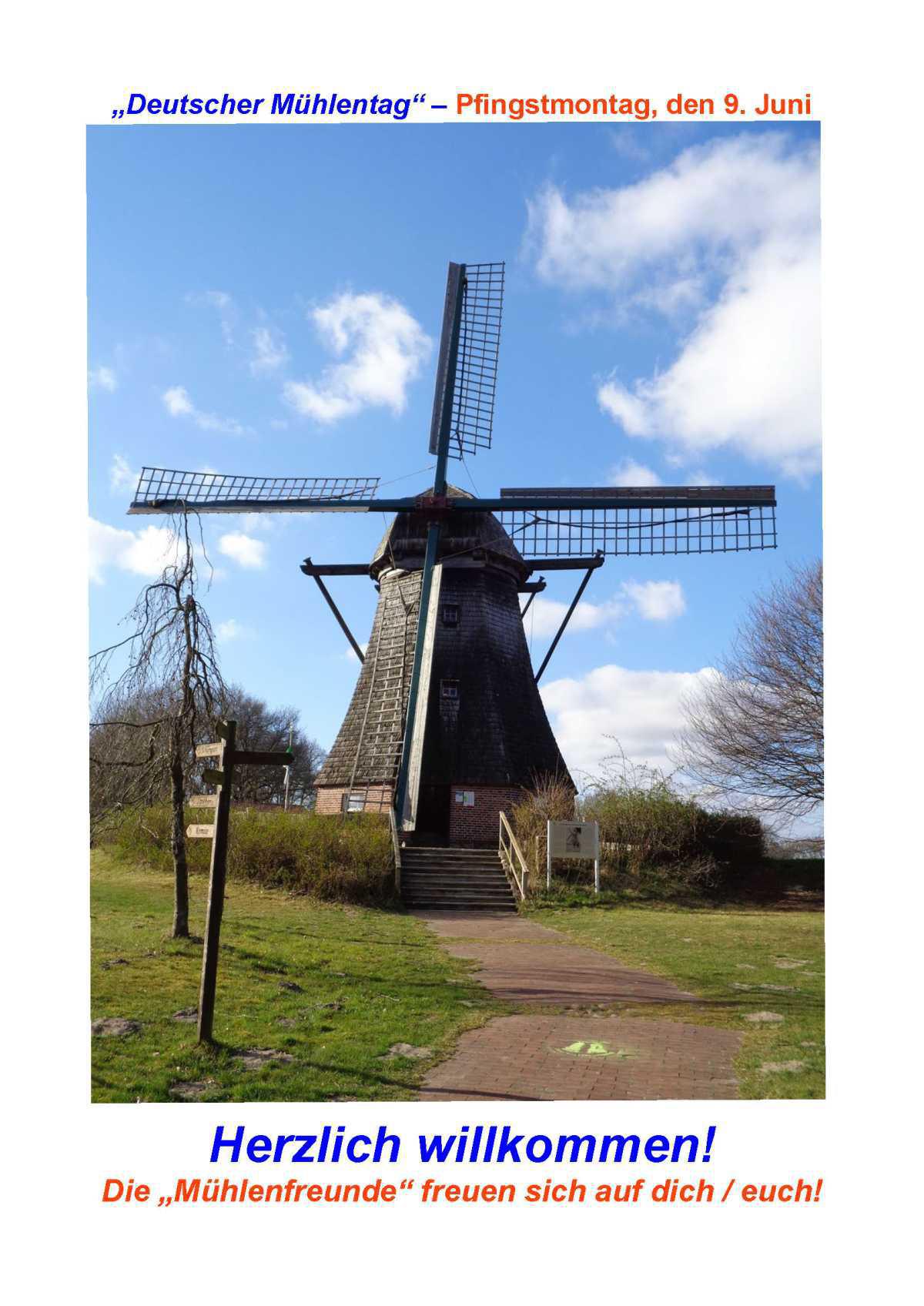 „Deutscher Mühlentag“ an der Hilter Mühle