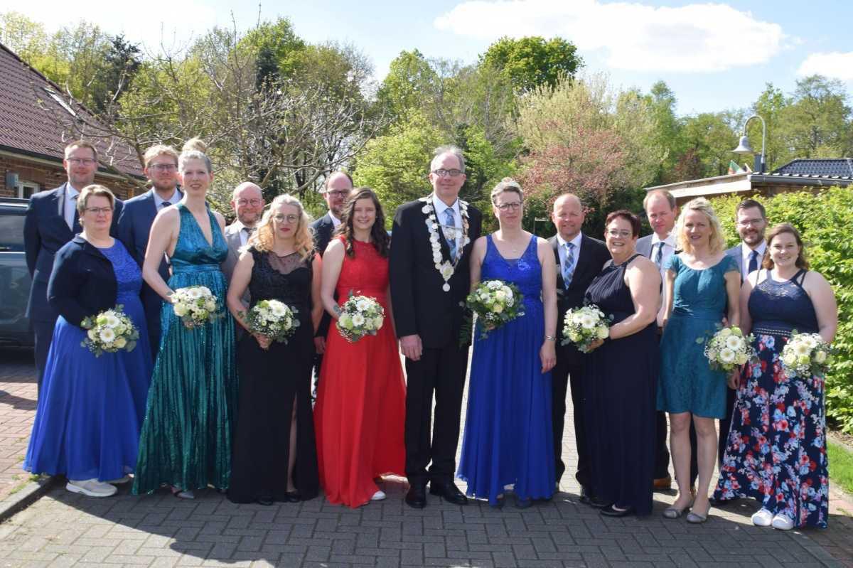 Neuer Schützenthron in Neulangen