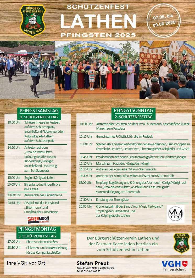 Schützenfest des BSV Lathen 1848 Schützenfest des BSV Lathen 1848