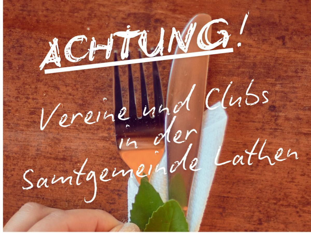 Achtung! Vereine und Clubs der Samtgemeinde Lathen Achtung! Vereine und Clubs der Samtgemeinde Lathen
