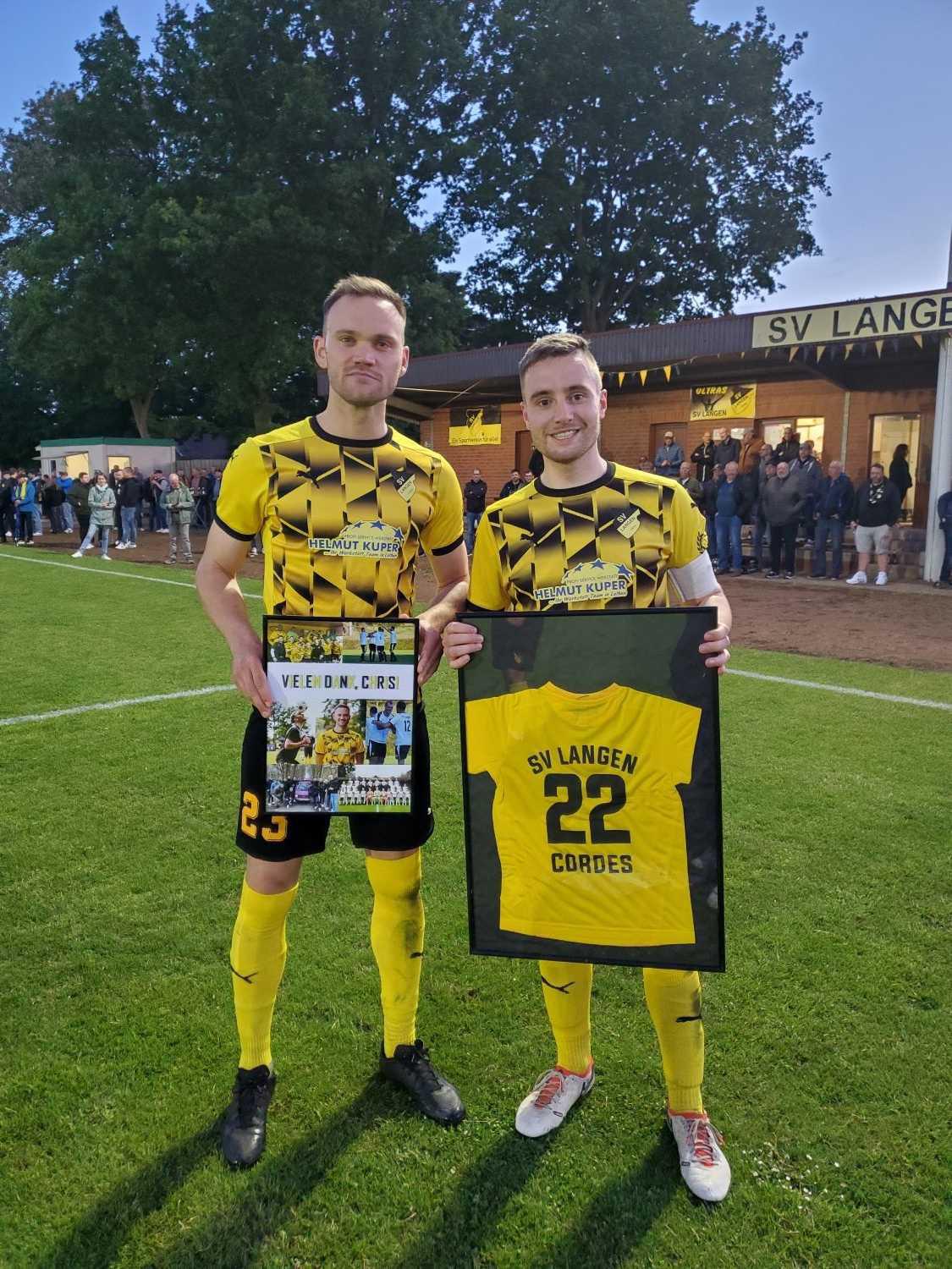 Verabschiedungen beim SV Langen Verabschiedungen beim SV Langen