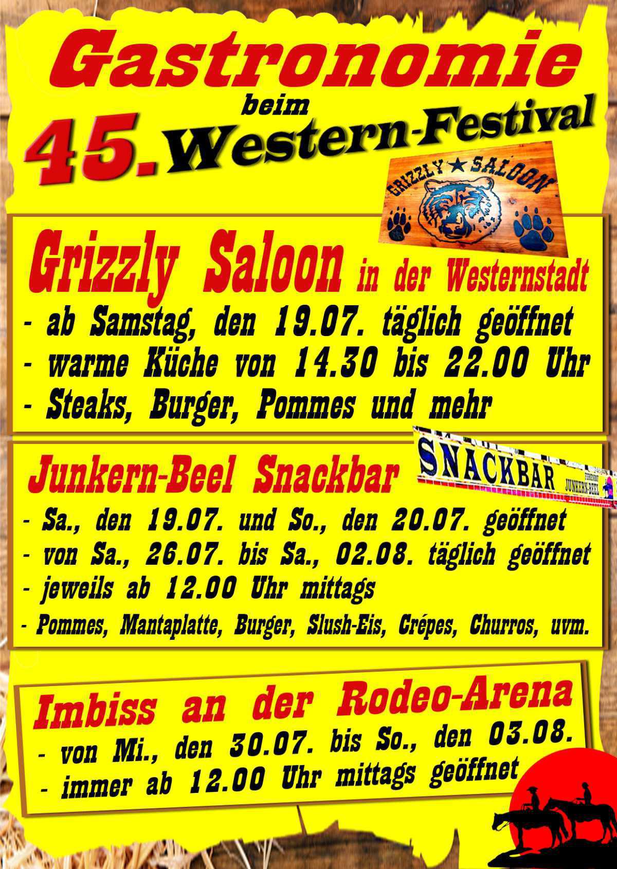 45. Western Festival vom 01.08. bis 03.08.2025 