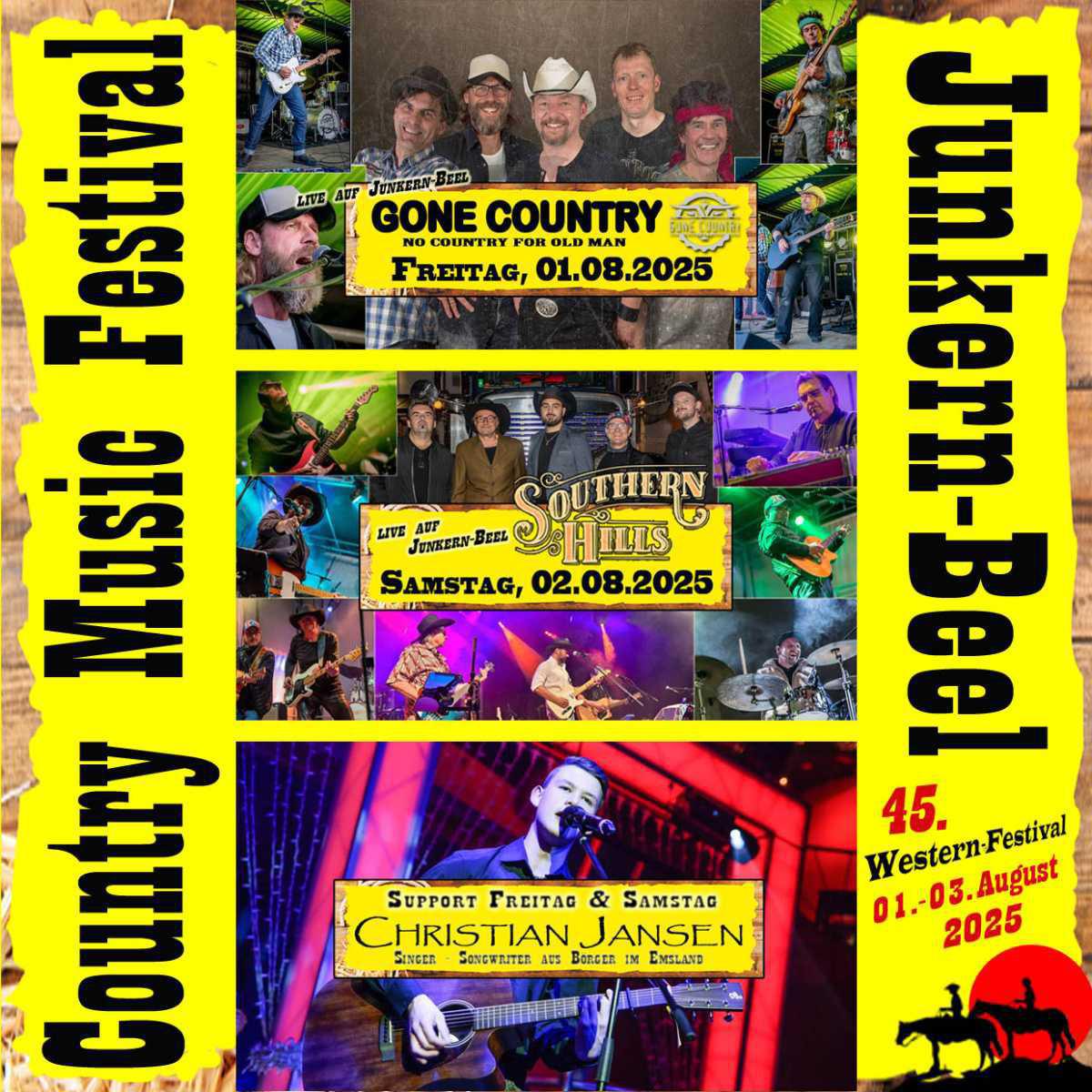 45. Western Festival vom 01.08. bis 03.08.2025 