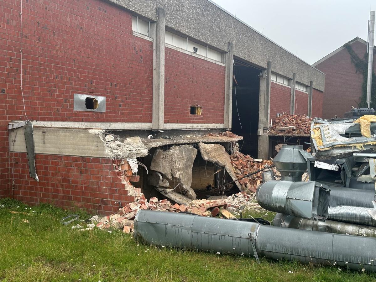 Baustellenupdate - Sporthalle Lathen