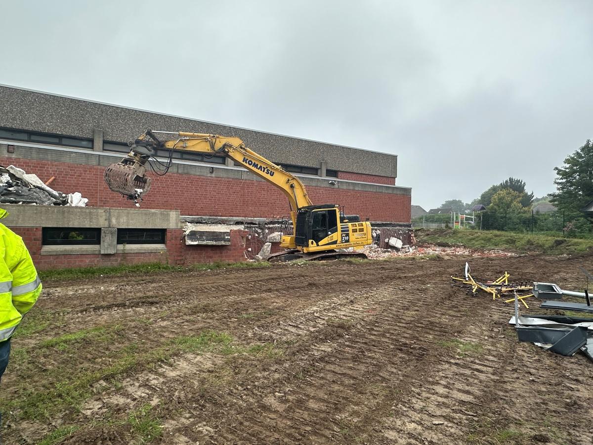 Baustellenupdate - Sporthalle Lathen