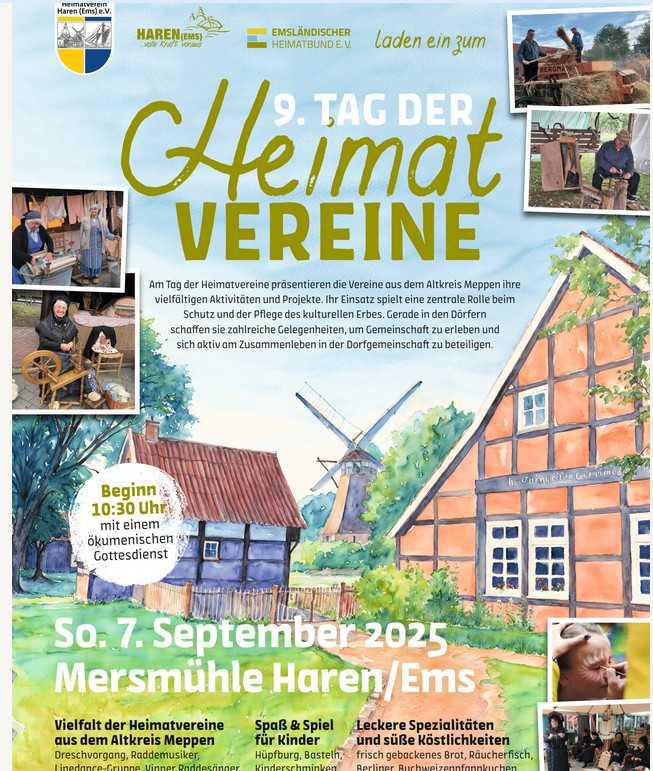 9. Tag der Heimatvereine am 07.September 2025 9. Tag der Heimatvereine am 07.September 2025