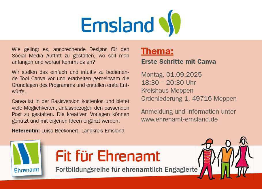 Fortbildungsreihe "Fit für Ehrenamt" Fortbildungsreihe "Fit für Ehrenamt"