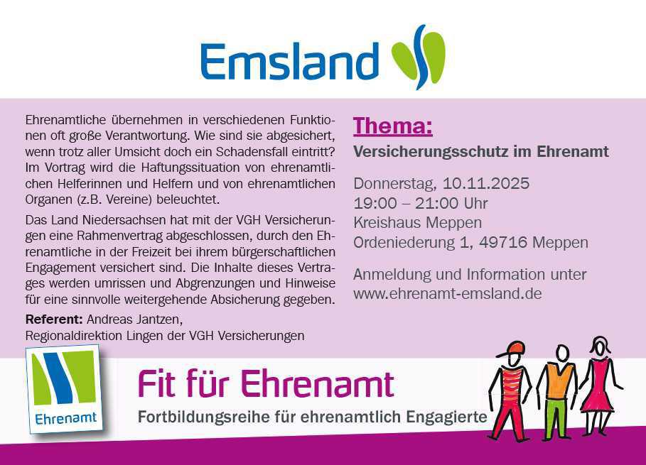 Fortbildungsreihe "Fit für Ehrenamt"