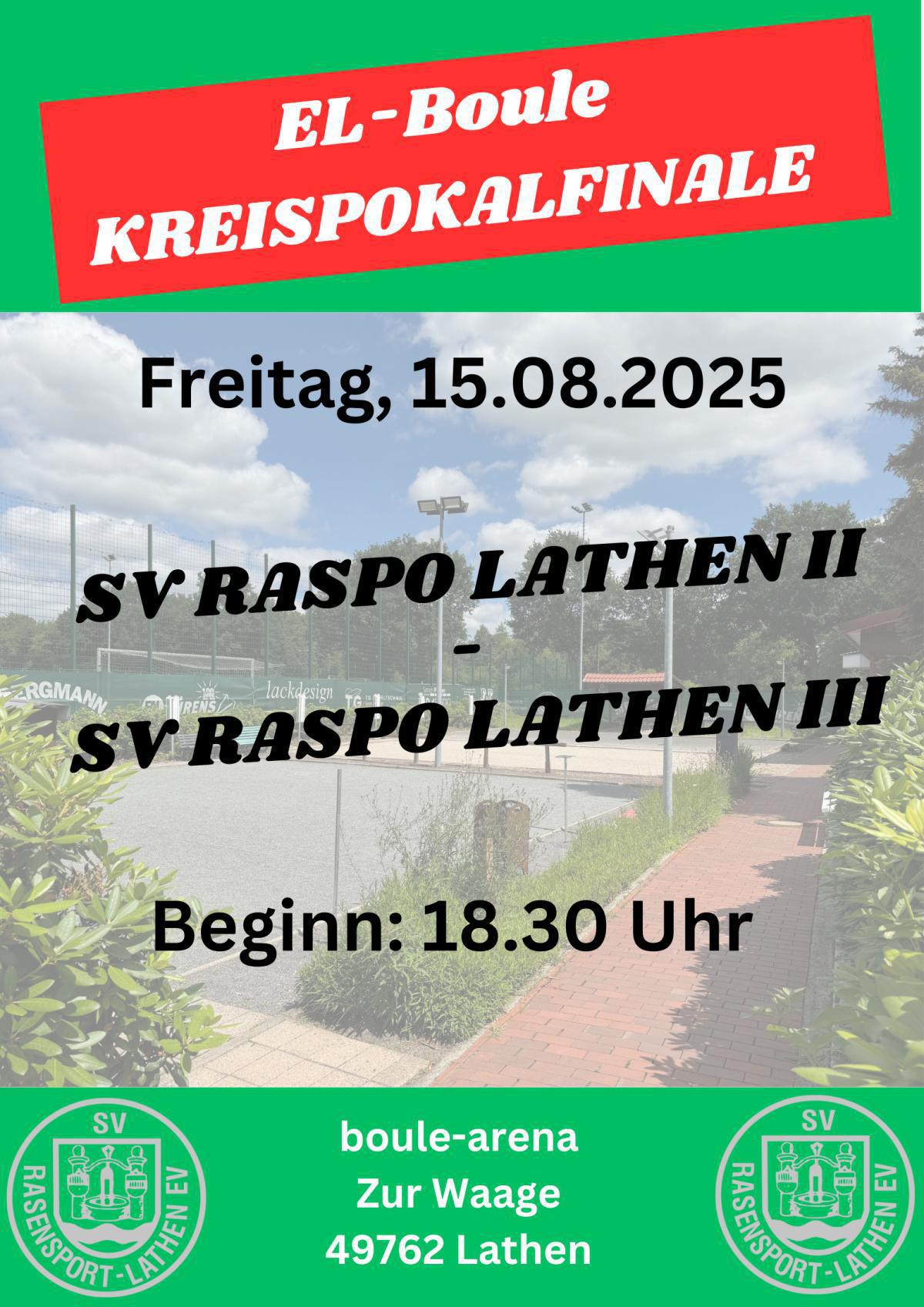 EL-Boule Kreispokalfinale 