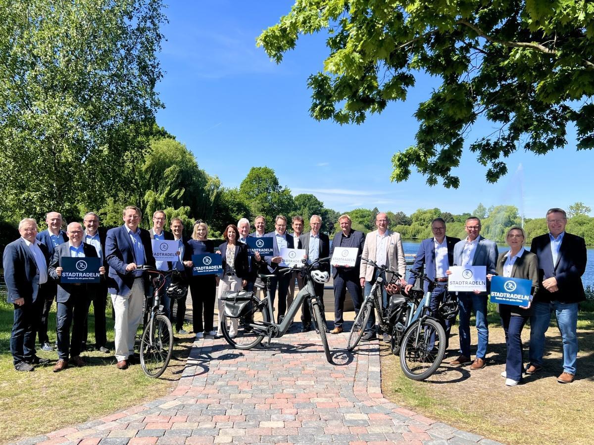 Startschuss für das Stadtradeln 2025: Kommunen setzen gemeinsames Zeichen für den Klimaschutz Startschuss für das Stadtradeln 2025: Kommunen setzen gemeinsames Zeichen für den Klimaschutz