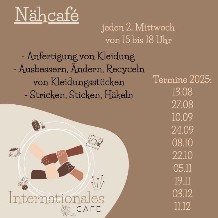 „Faden verbindet – Offenes Nähcafé für alle Kulturen“ „Faden verbindet – Offenes Nähcafé für alle Kulturen“