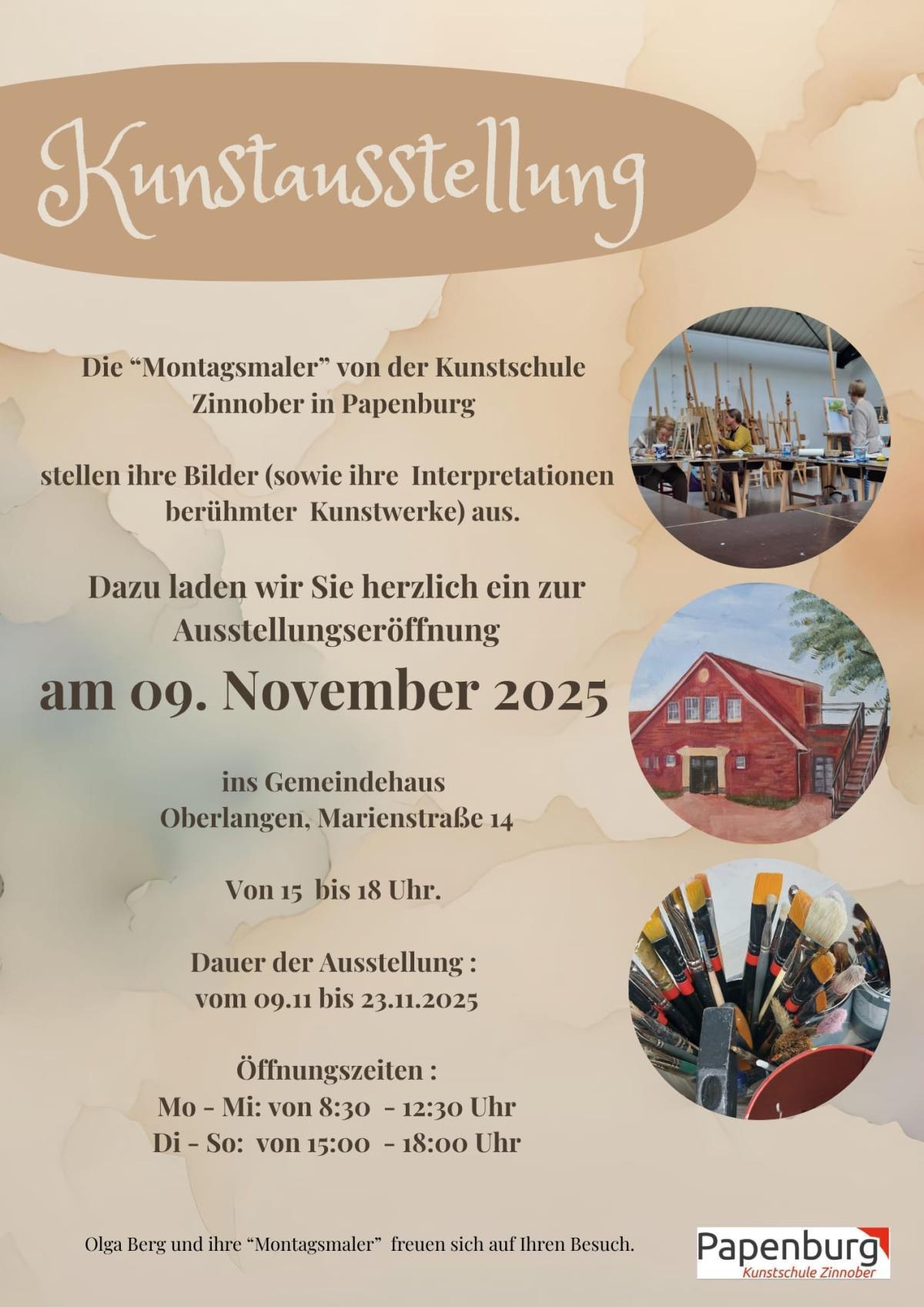 Kunstausstellung in Oberlangen